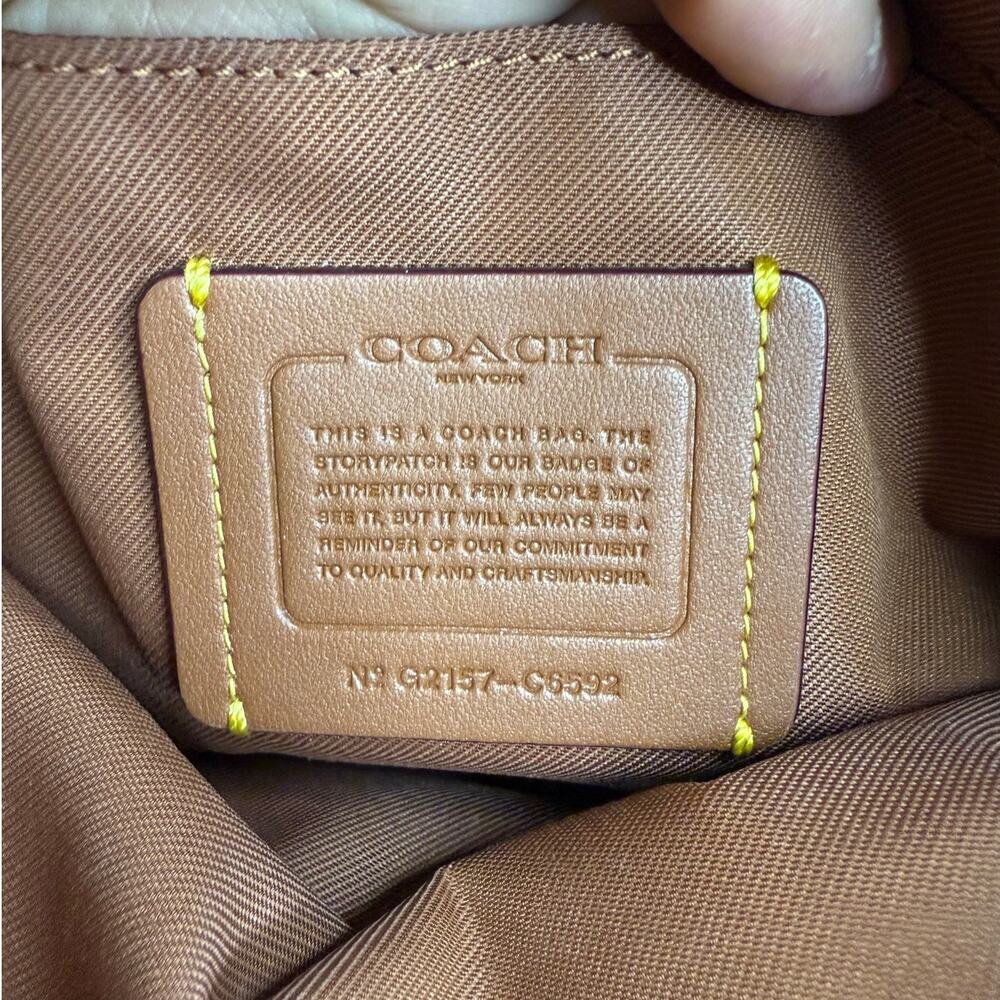 COACH Polly Crossbody In Signature Canvas - Picture 11 of 14